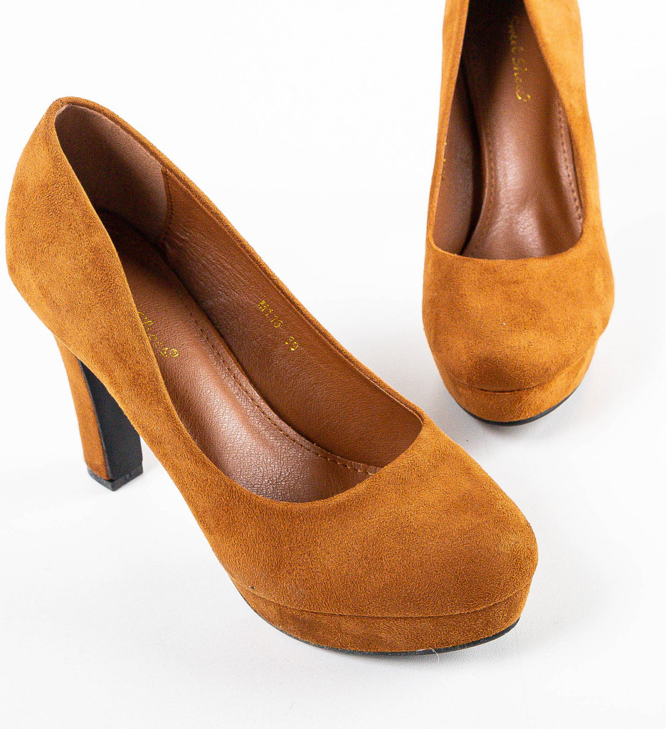 Pantofi Heathe Camel - 4 | YEO