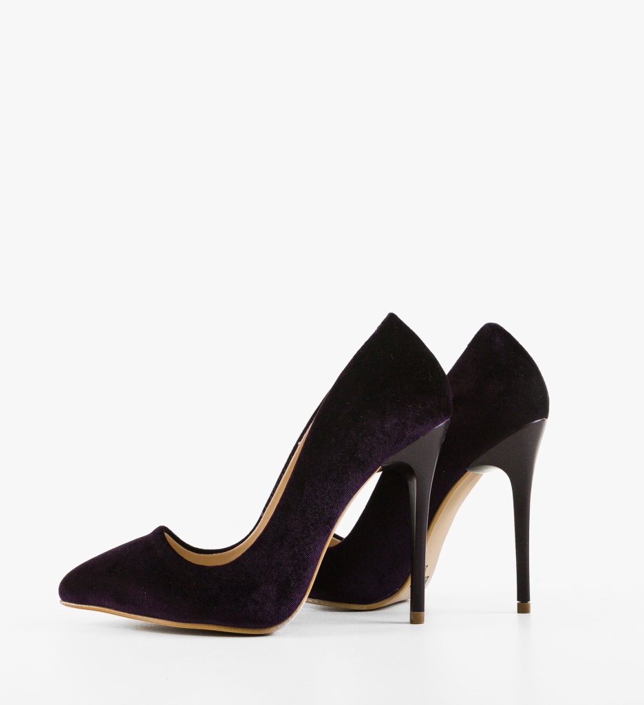 Pantofi stiletto dama Hahn Mov - 1 | YEO
