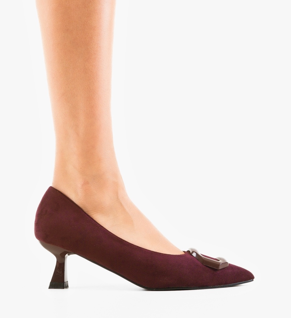 Pantofi stiletto dama Lyda Mov - 2 | YEO