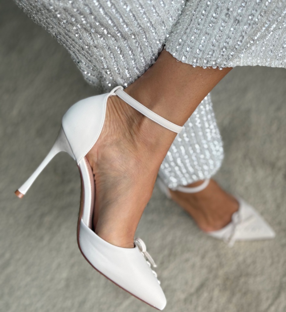 Pantofi stiletto dama Olaly Bej - 1 | YEO
