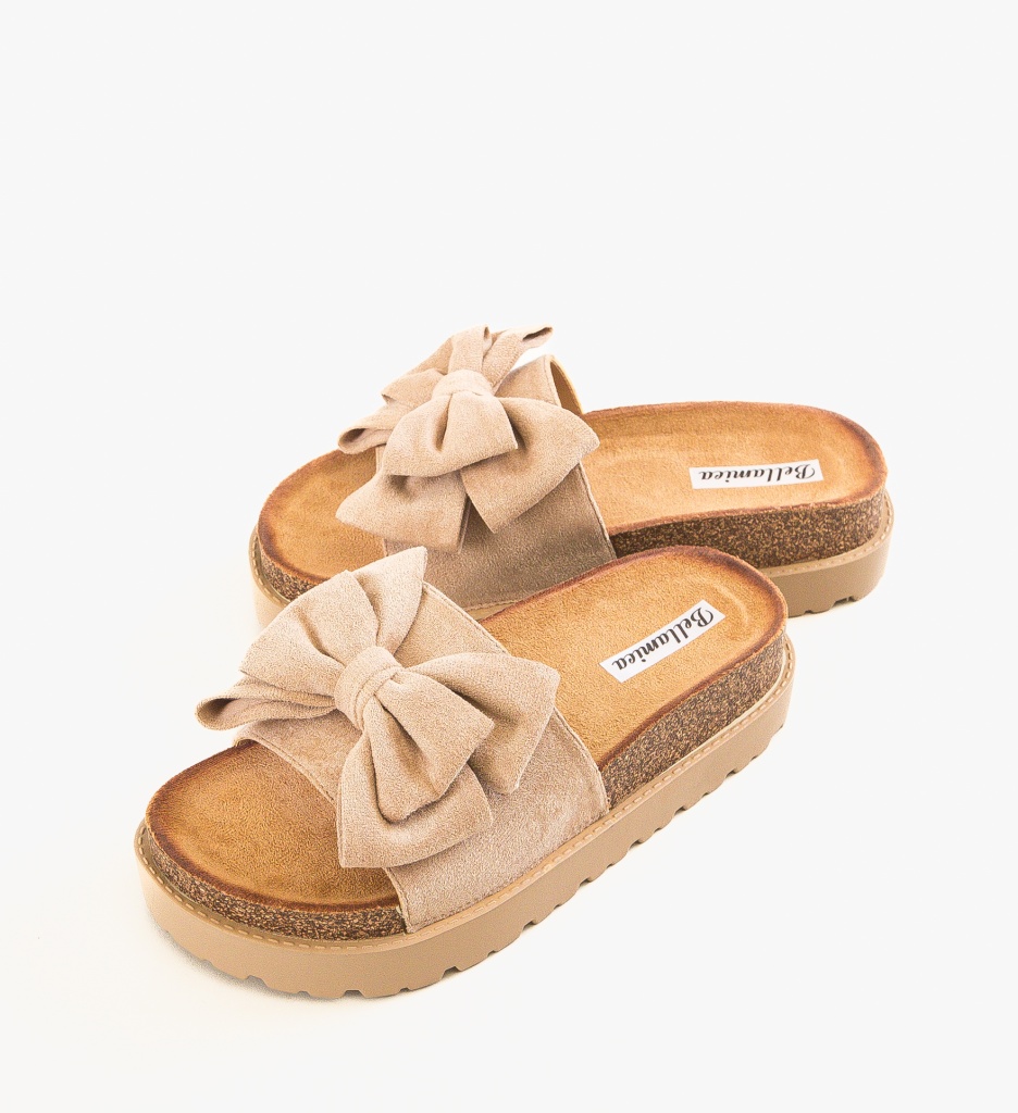 Papuci dama Blake Khaki - 4 | YEO