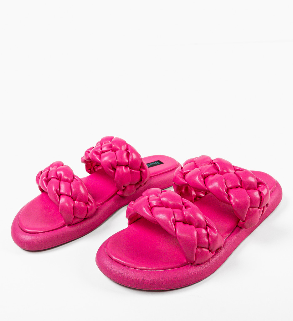 Papuci dama Eulalia Fuchsia - 4 | YEO