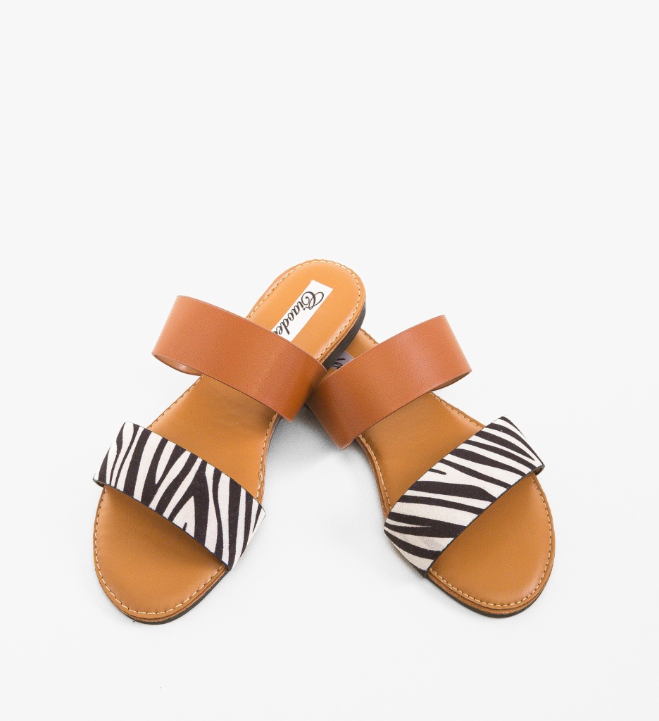Papuci dama Leena Zebra - 4 | YEO