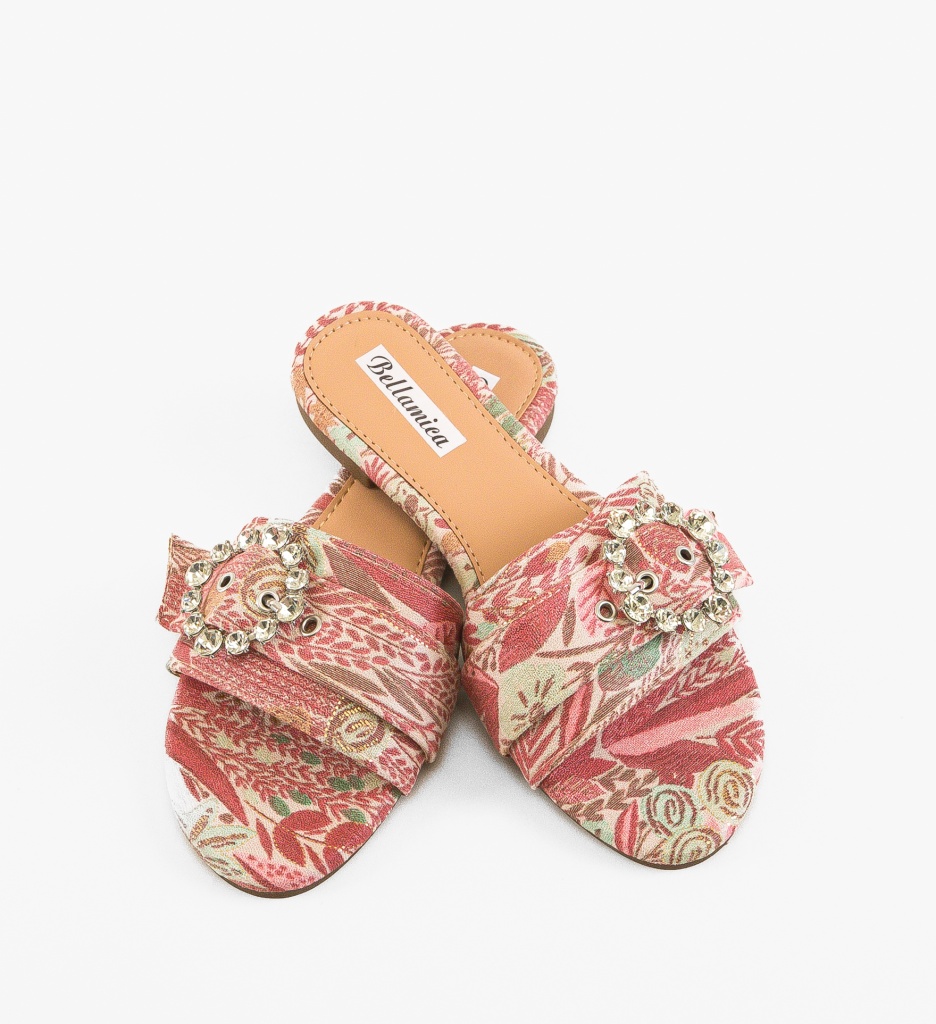 Papuci dama Saul Rosii - 3 | YEO