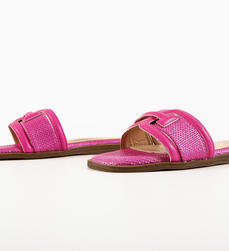 Papuci dama Stomp Fuchsia - 4 | YEO