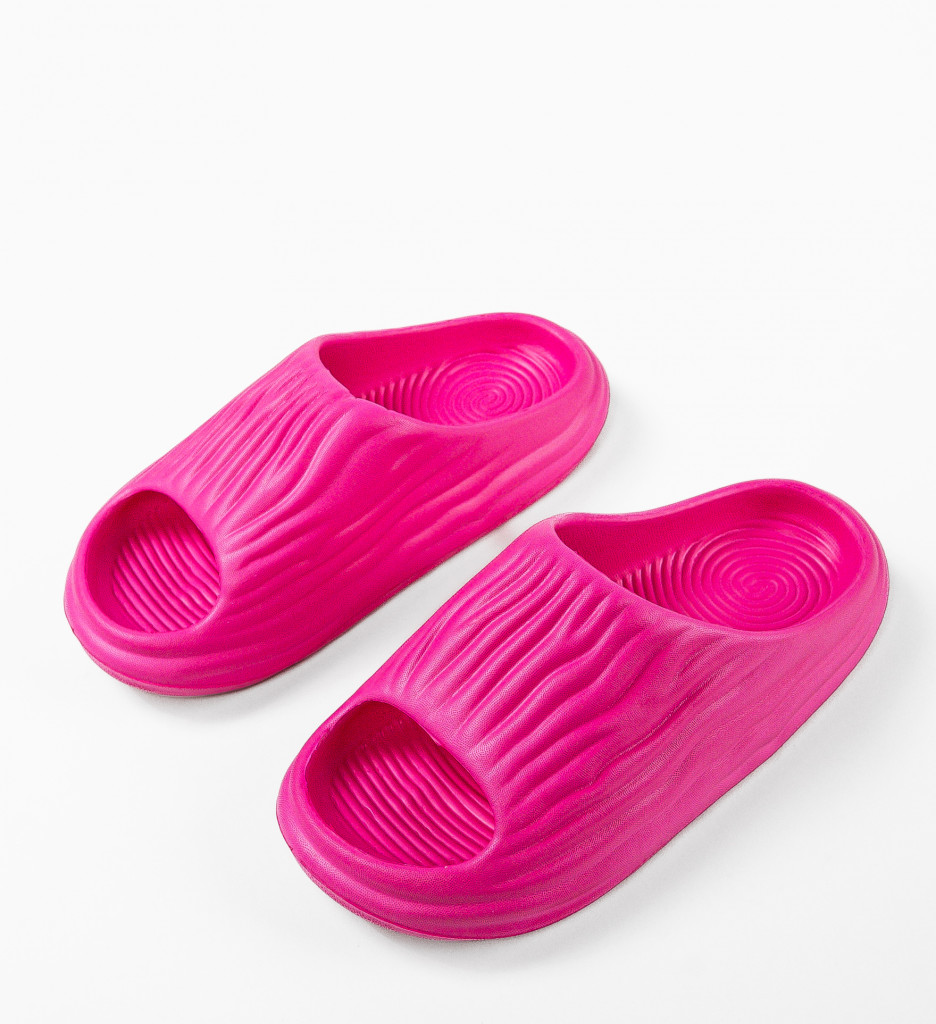 Papuci dama Zebros Fuchsia - 5 | YEO