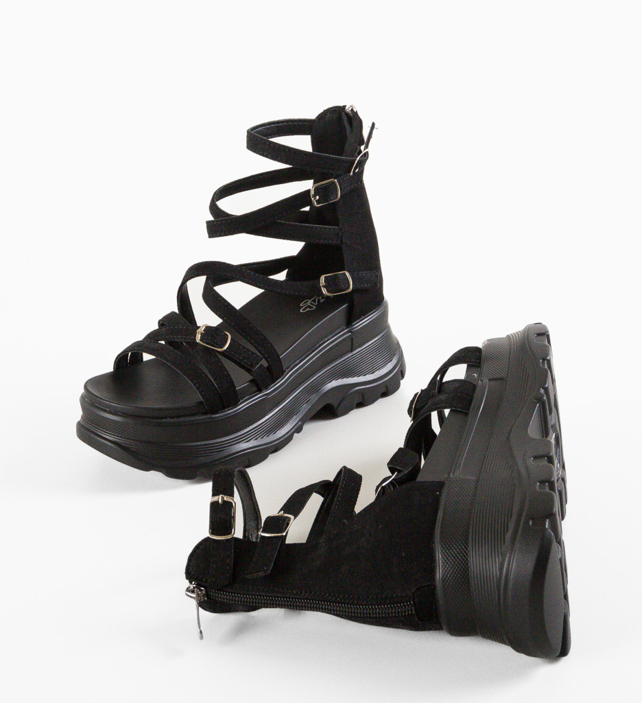Platforme dama Cabrese Negre - 5 | YEO