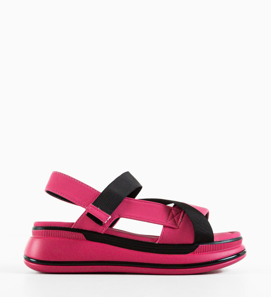 Platforme dama Corfu Fuchsia - 5 | YEO