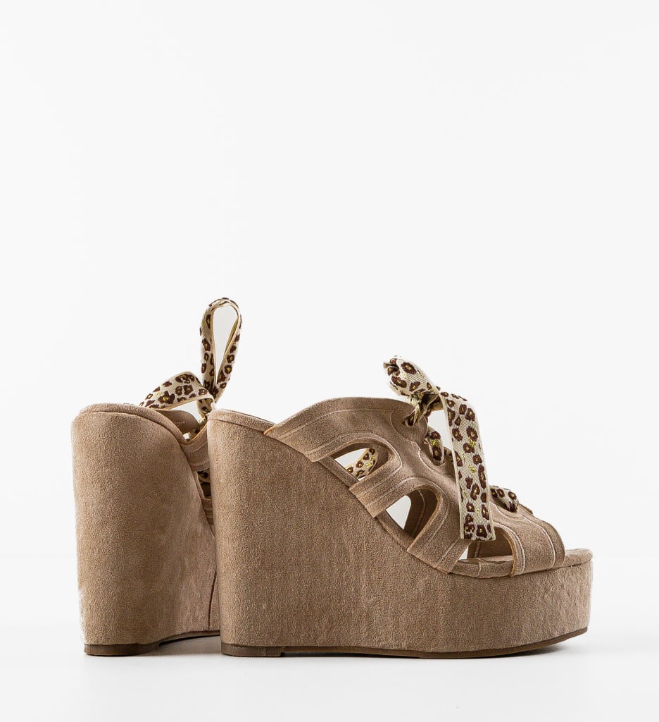 Platforme dama Hefin Khaki - 5 | YEO