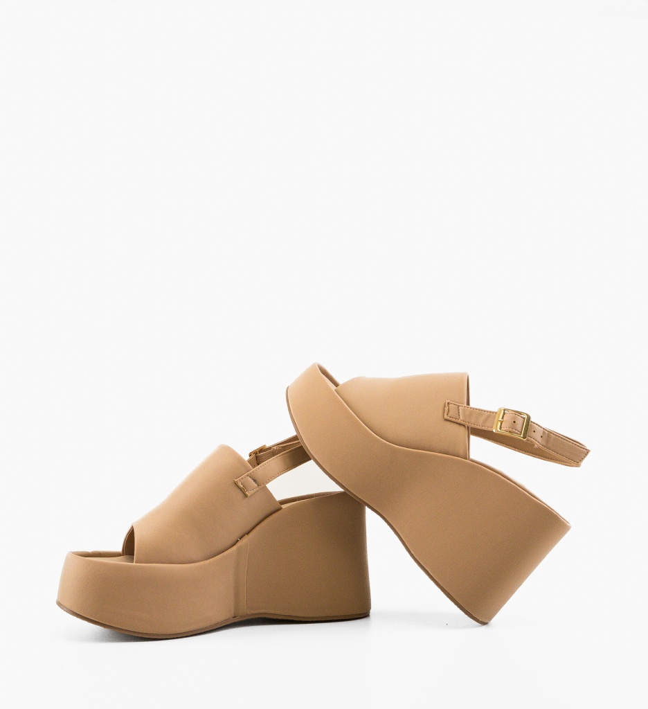 Platforme dama Ingram Bej - 5 | YEO