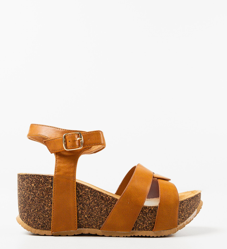 Platforme dama Villanueva Camel - 3 | YEO