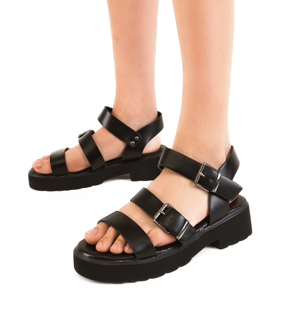 Sandale dama Aarav Negre - 2 | YEO