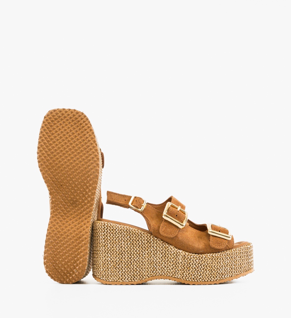 Sandale dama Boreas Camel - 2 | YEO