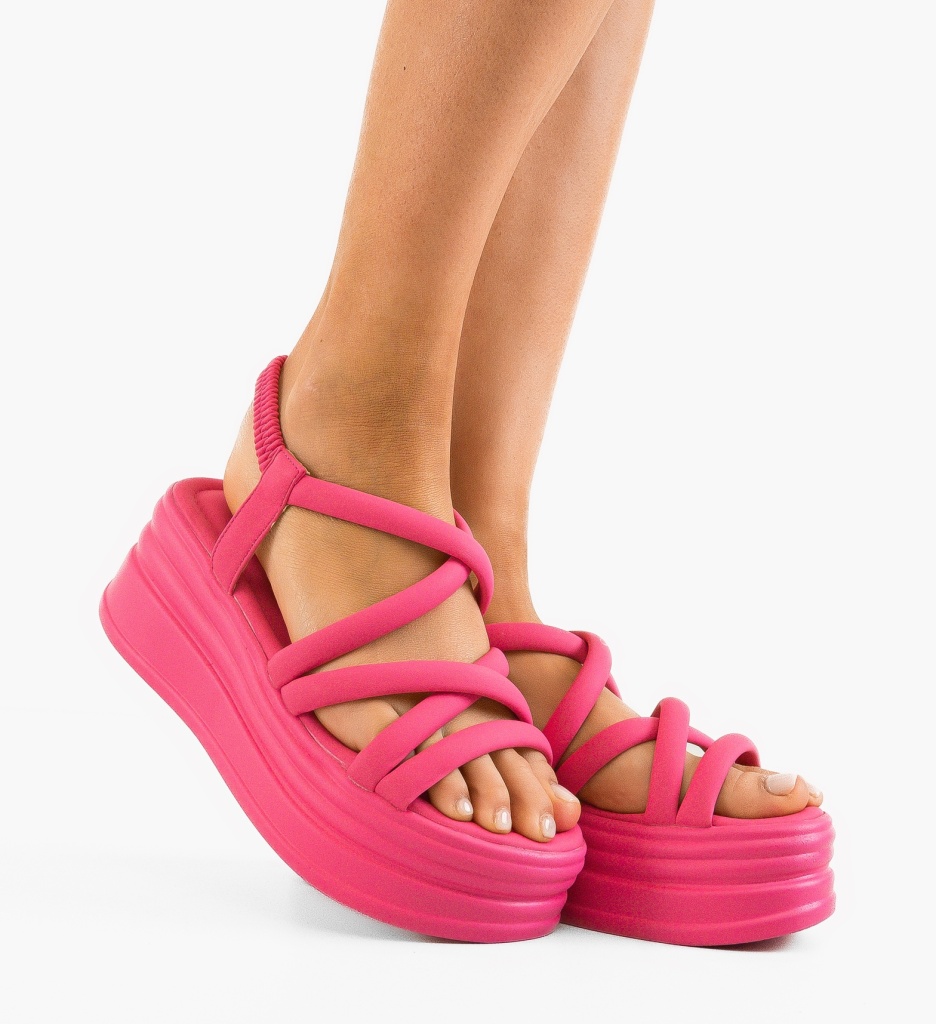 Sandale dama Criman Fuchsia - 3 | YEO