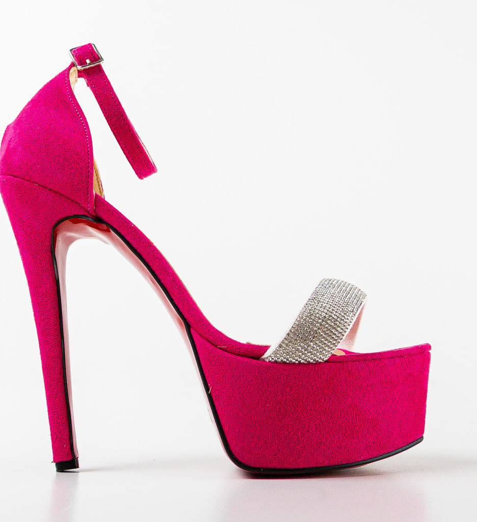 Sandale dama Gafak Fuchsia - 3 | YEO