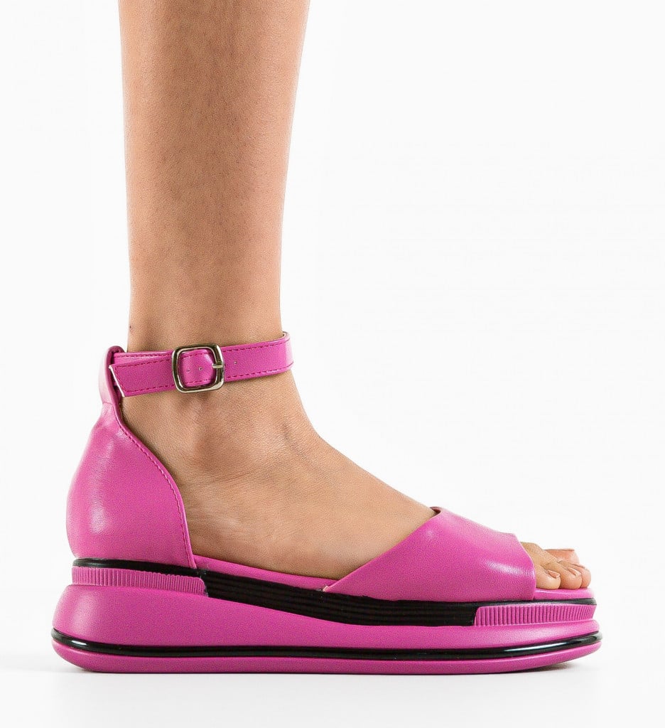 Sandale dama Grifon Fuchsia - 1 | YEO