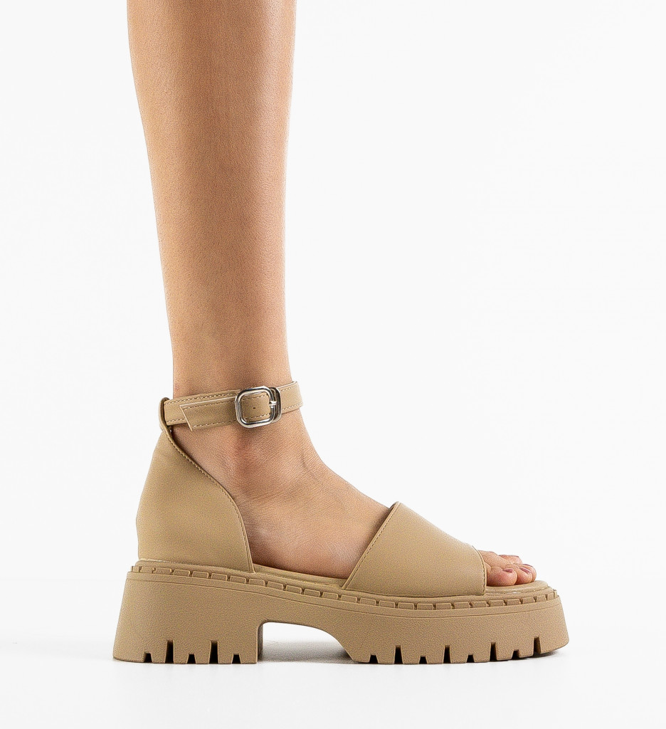 Sandale dama Helle Khaki - 3 | YEO