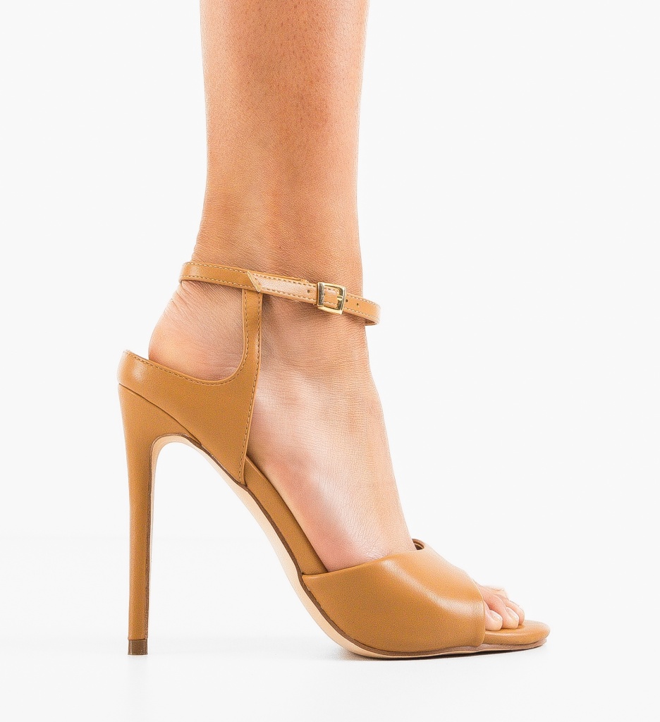 Sandale dama Lannuz Camel - 5 | YEO