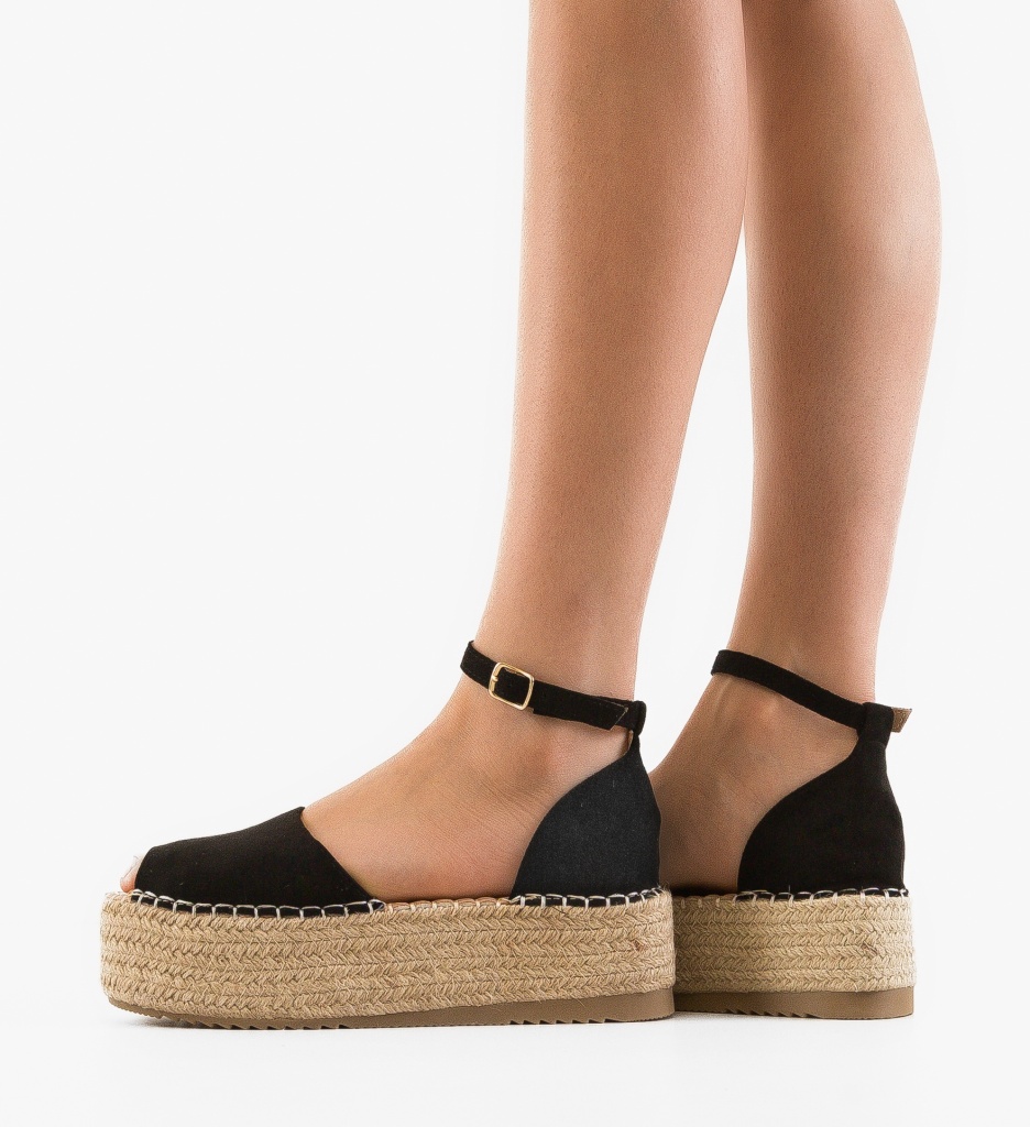 Sandale dama Mann Negre - 1 | YEO
