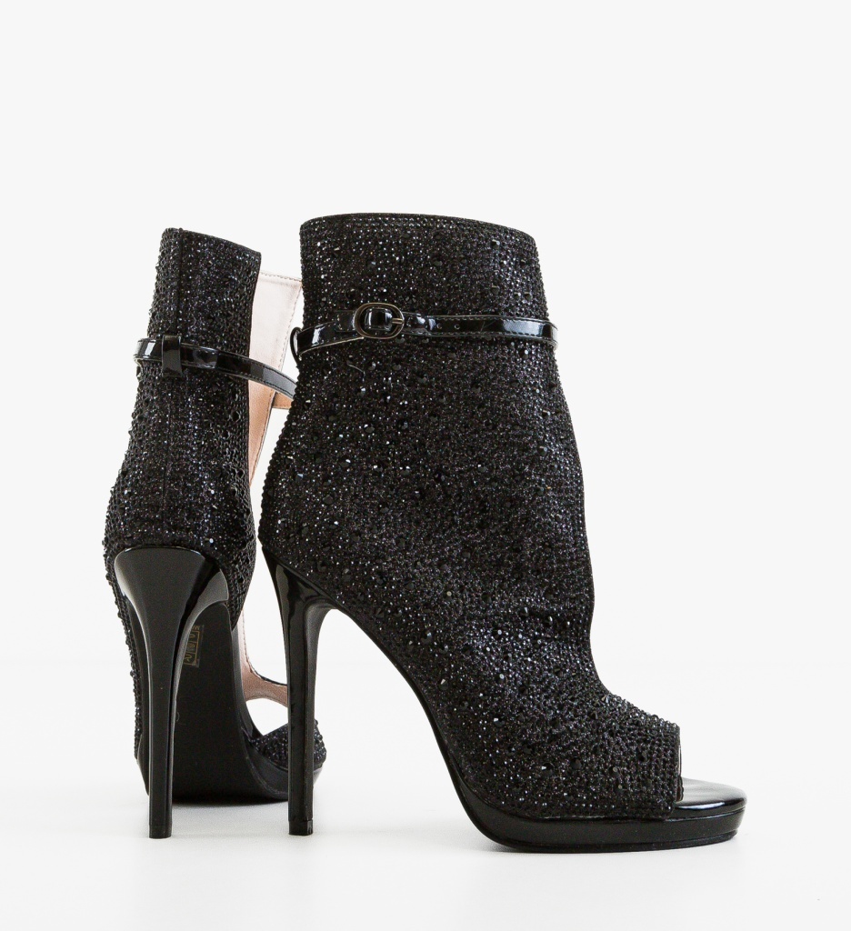 Sandale dama Oranjerie Negre - imagine 3