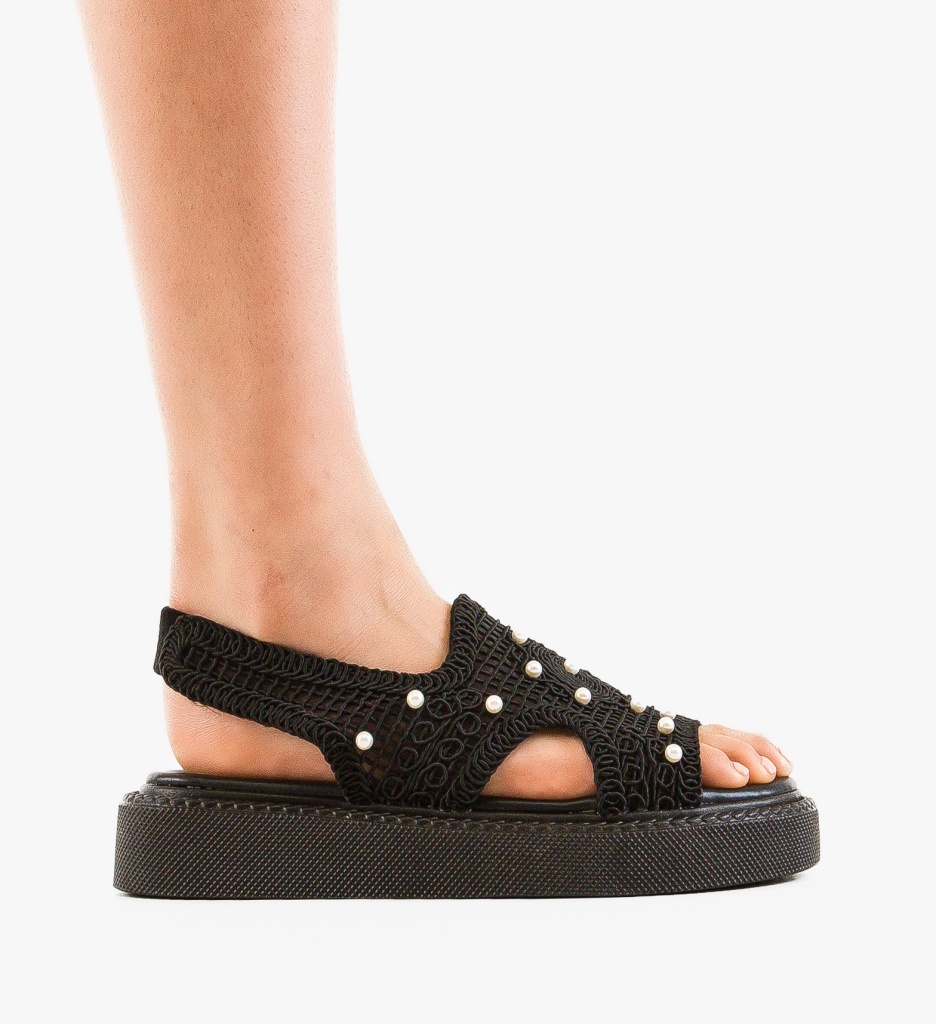 Sandale dama Parson Negre - 5 | YEO