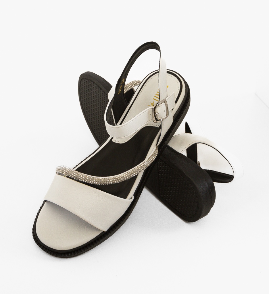 Sandale dama Patrol Albe - 1 | YEO