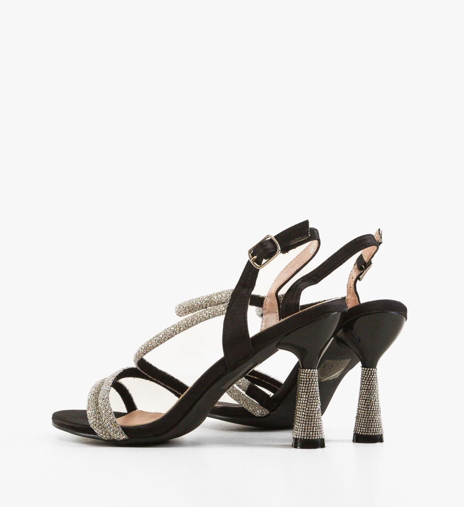 Sandale dama Raky Negre - 3 | YEO