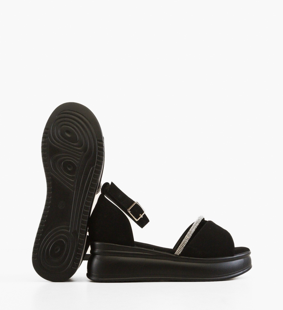 Sandale dama Spectra Negre - 2 | YEO