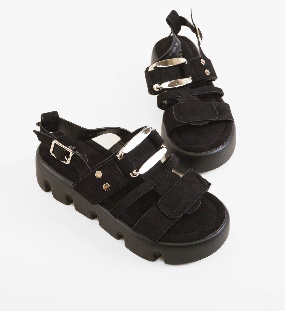 Sandale dama Voynelya Negre - 4 | YEO