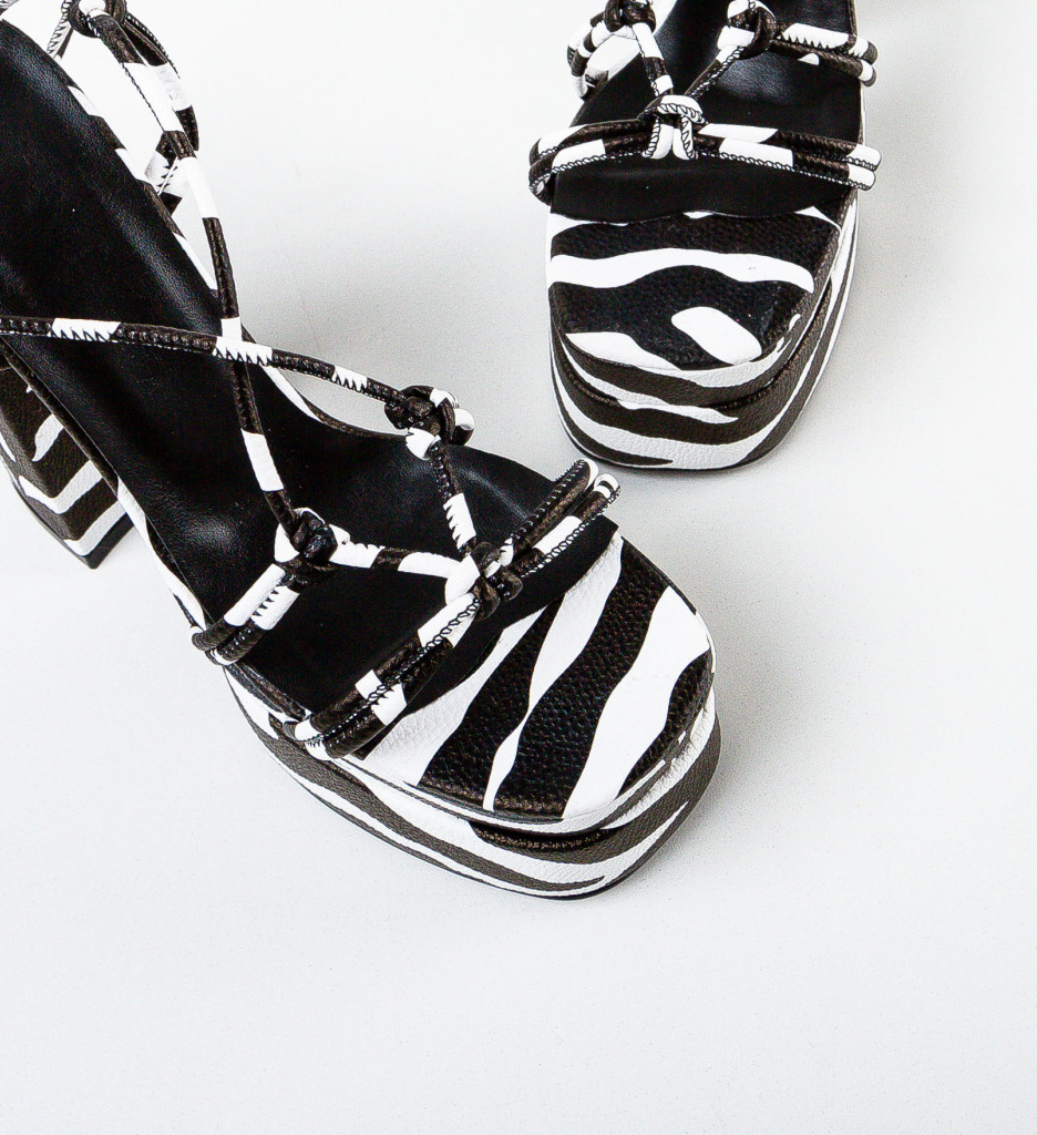 Sandale dama Zebras Multi - 4 | YEO