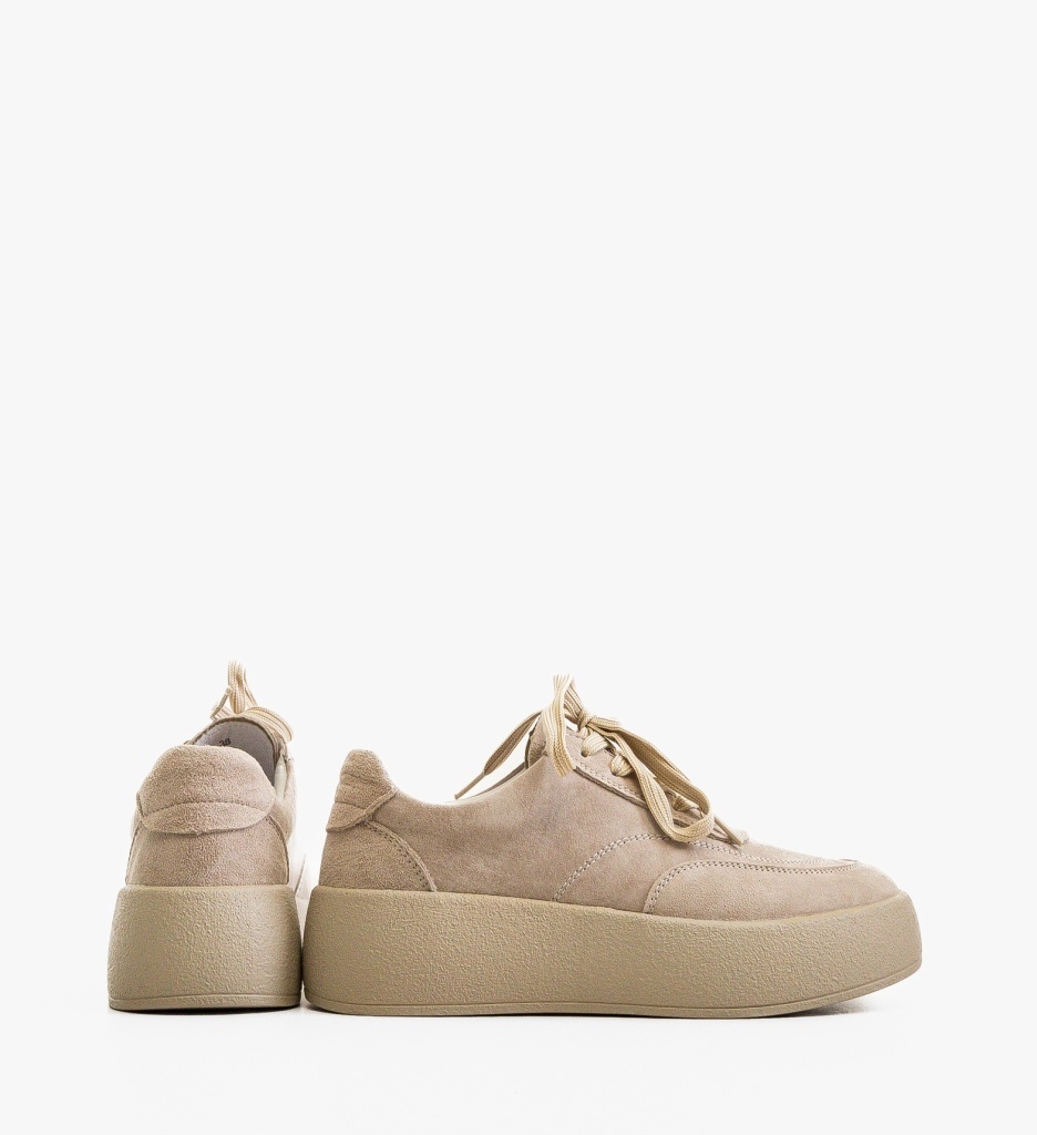 Sneakers dama Brittni Gri - 3 | YEO