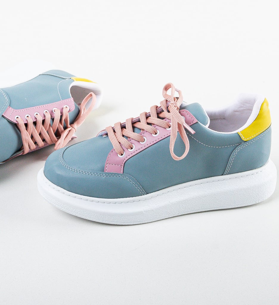 Sneakers dama Dafal Gri - 5 | YEO