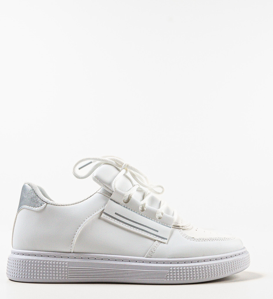 Sneakers dama Denise Argintii - 3 | YEO