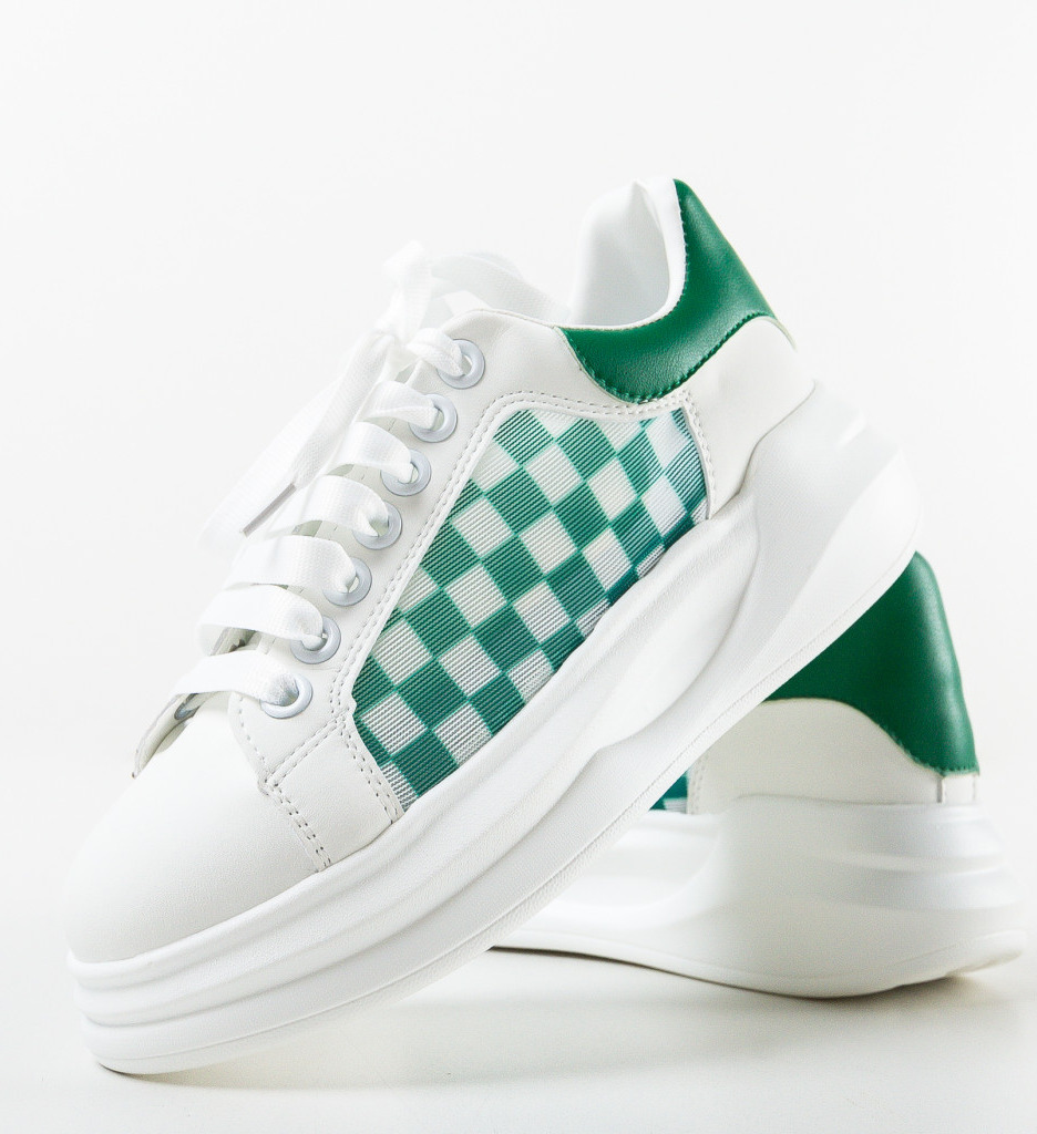 Sneakers dama Domas Verzi - 5 | YEO