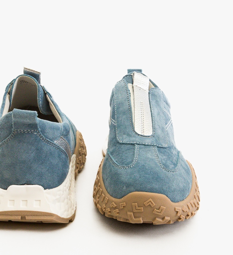 Sneakers dama Florena Albastri - 4 | YEO
