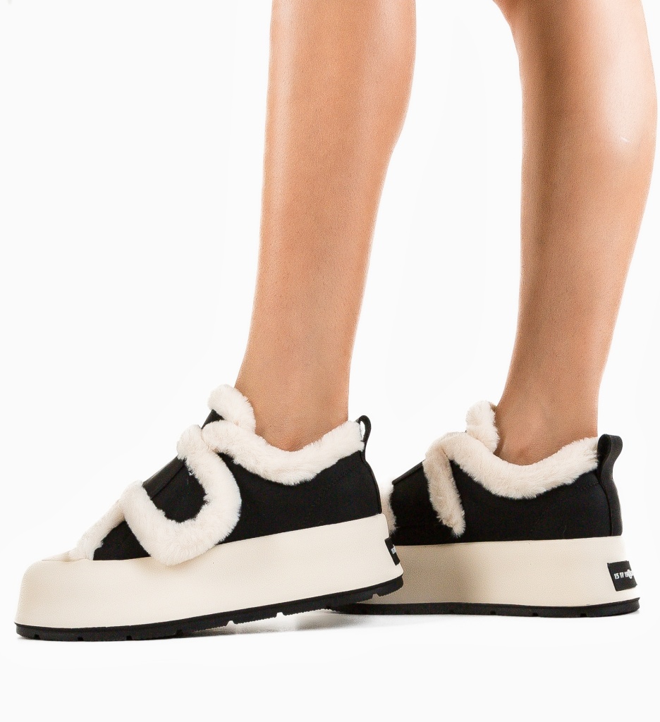 Sneakers dama Foxy Negre - 2 | YEO