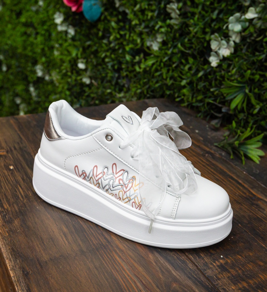 Sneakers dama Ilius Argintii - 1 | YEO