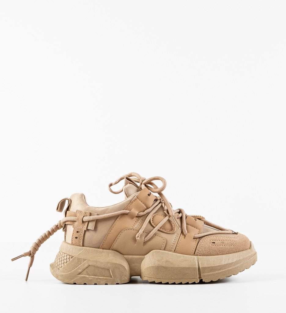 Sneakers dama John Khaki - 5 | YEO