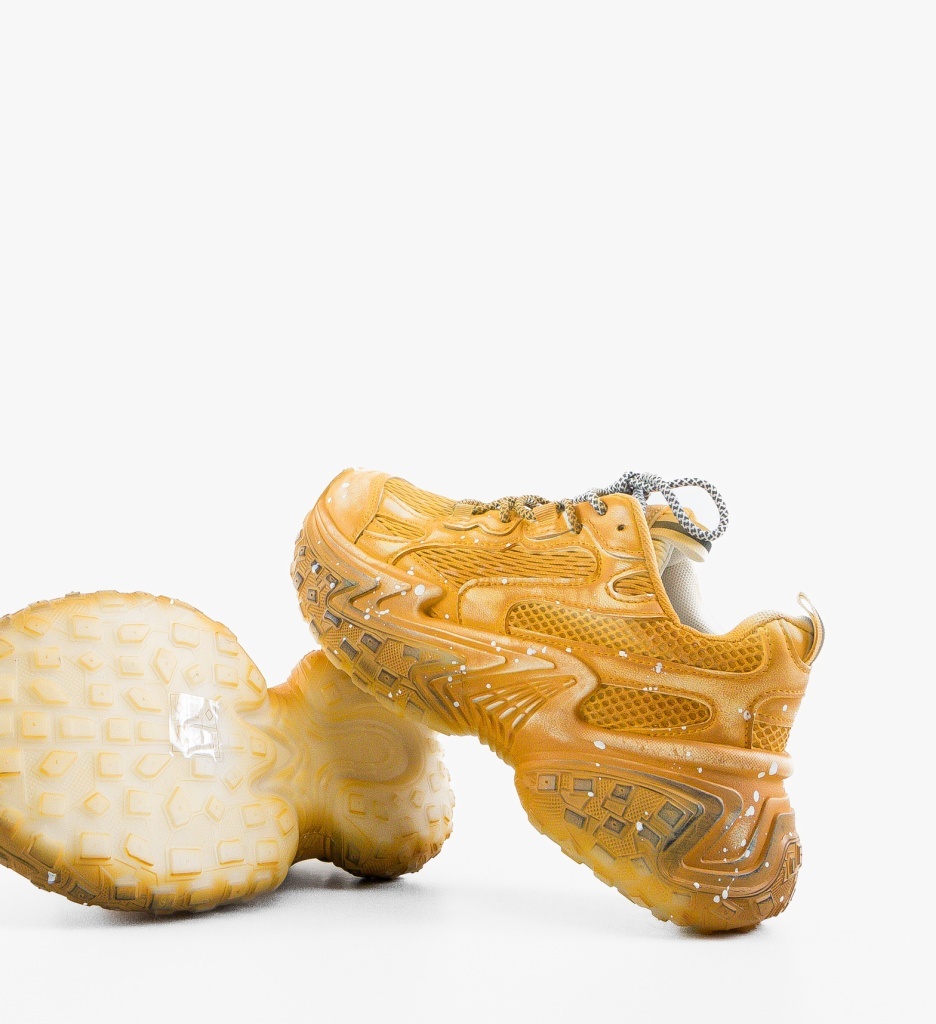 Sneakers dama Kannka Galbeni - 4 | YEO