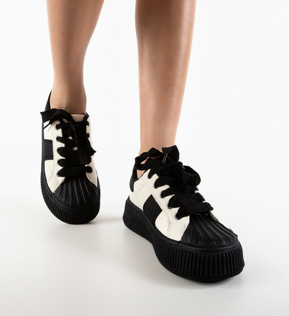 Sneakers dama Kiona Albi - 1 | YEO