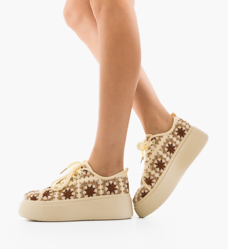 Sneakers dama Maxima Bej