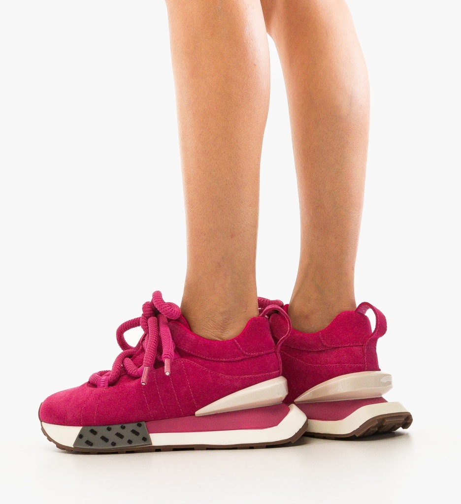 Sneakers dama Merle Fuchsia - 2 | YEO
