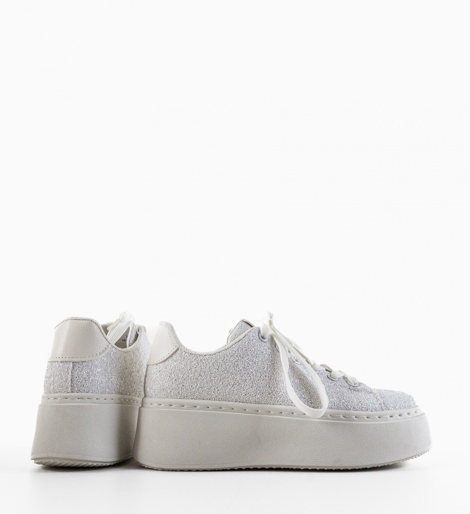 Sneakers dama Nisipo Albi - 3 | YEO