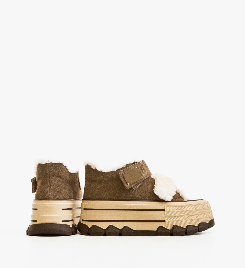 Sneakers dama Ojuh Khaki - 3 | YEO
