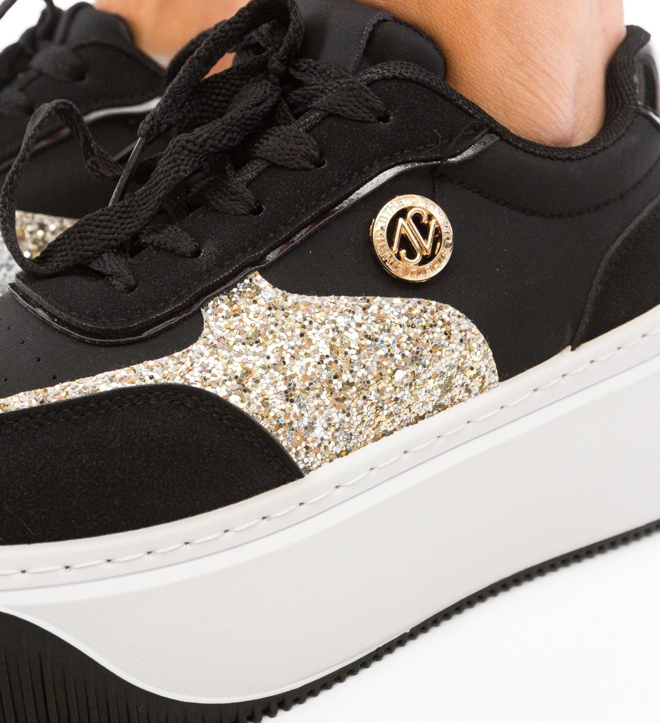 Sneakers dama Plouta Negri - 1 | YEO