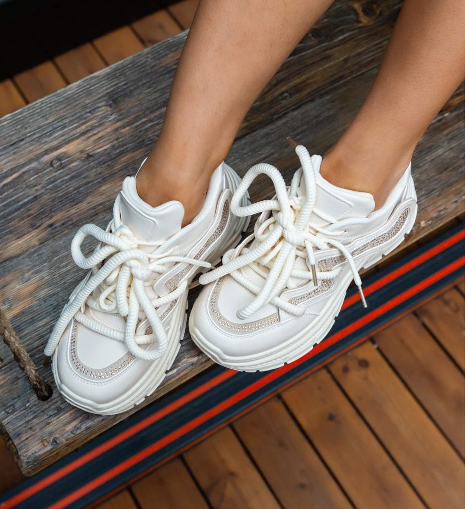 Sneakers dama Rafe Bej - 5 | YEO