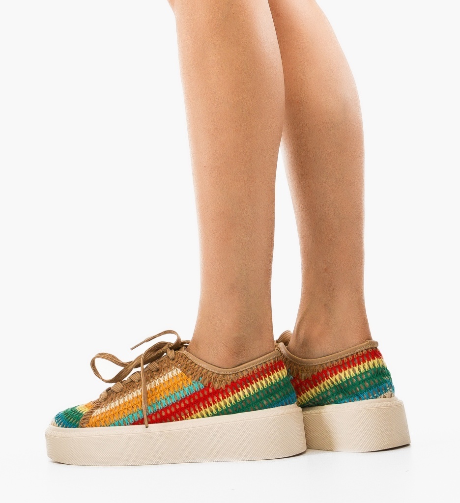 Sneakers dama Reinbou Multicolor - 2 | YEO