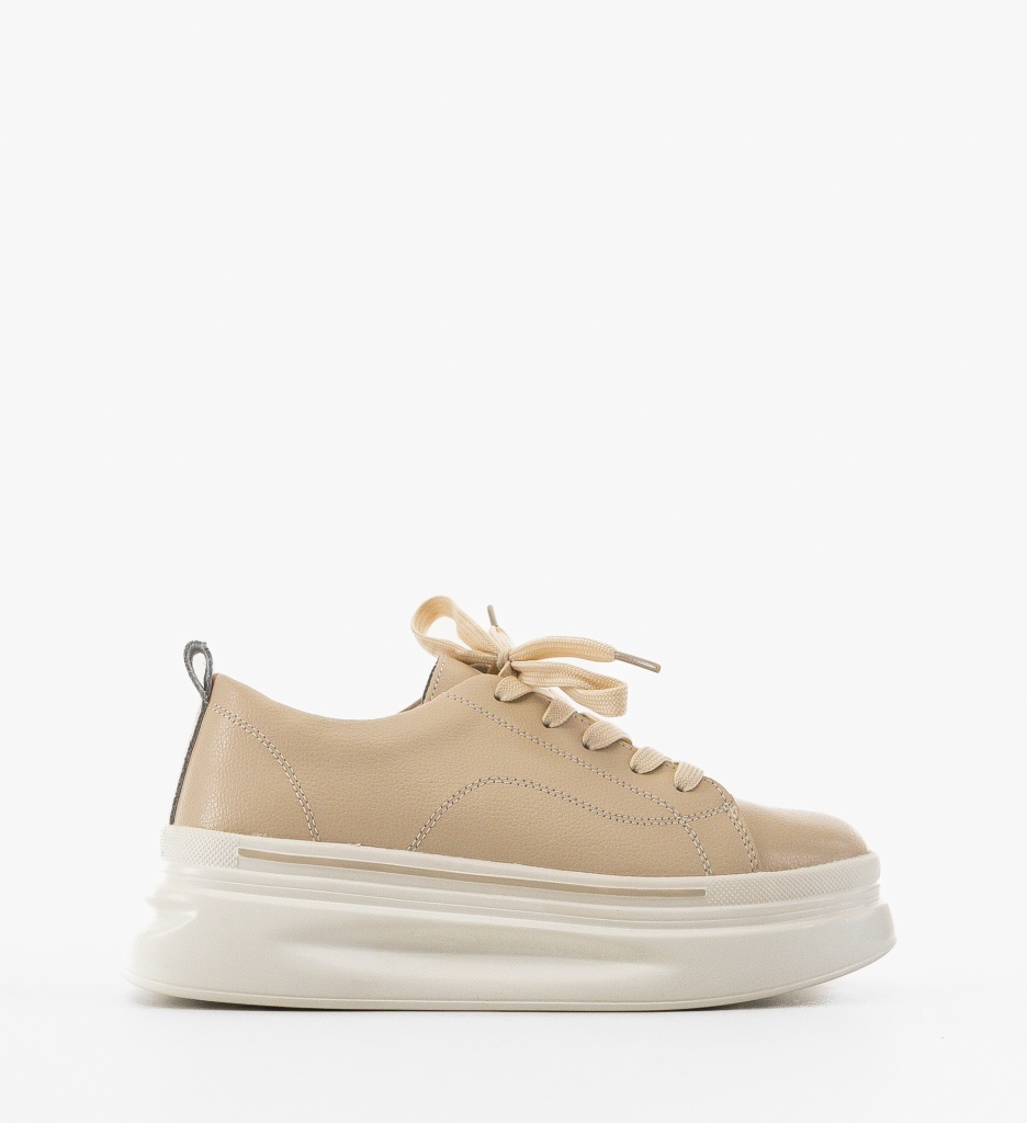 Sneakers dama Rowna Bej - 1 | YEO