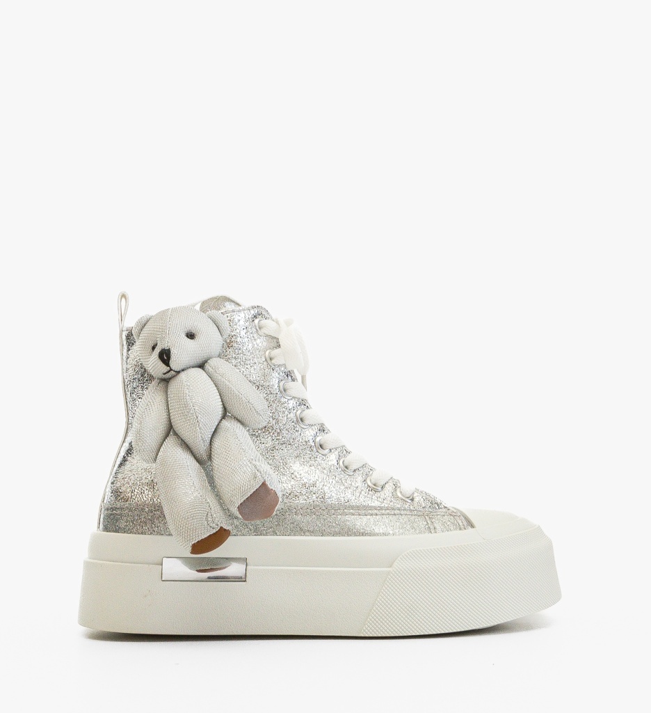 Sneakers dama Serena Argintii - 5 | YEO