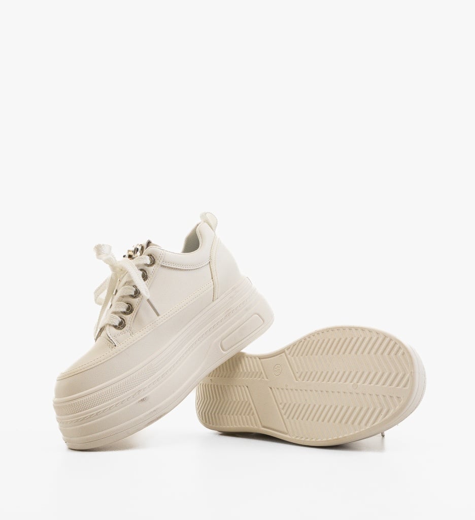 Sneakers dama Sitre Albi - 5 | YEO